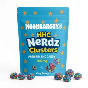 Nerdz VERY BERRY Clusters HHC Gummies 400MG